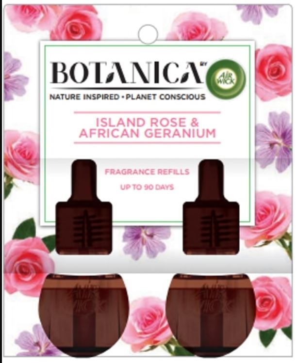 AIR WICK Botanica Scented Oil  Island Rose  African Geranium
